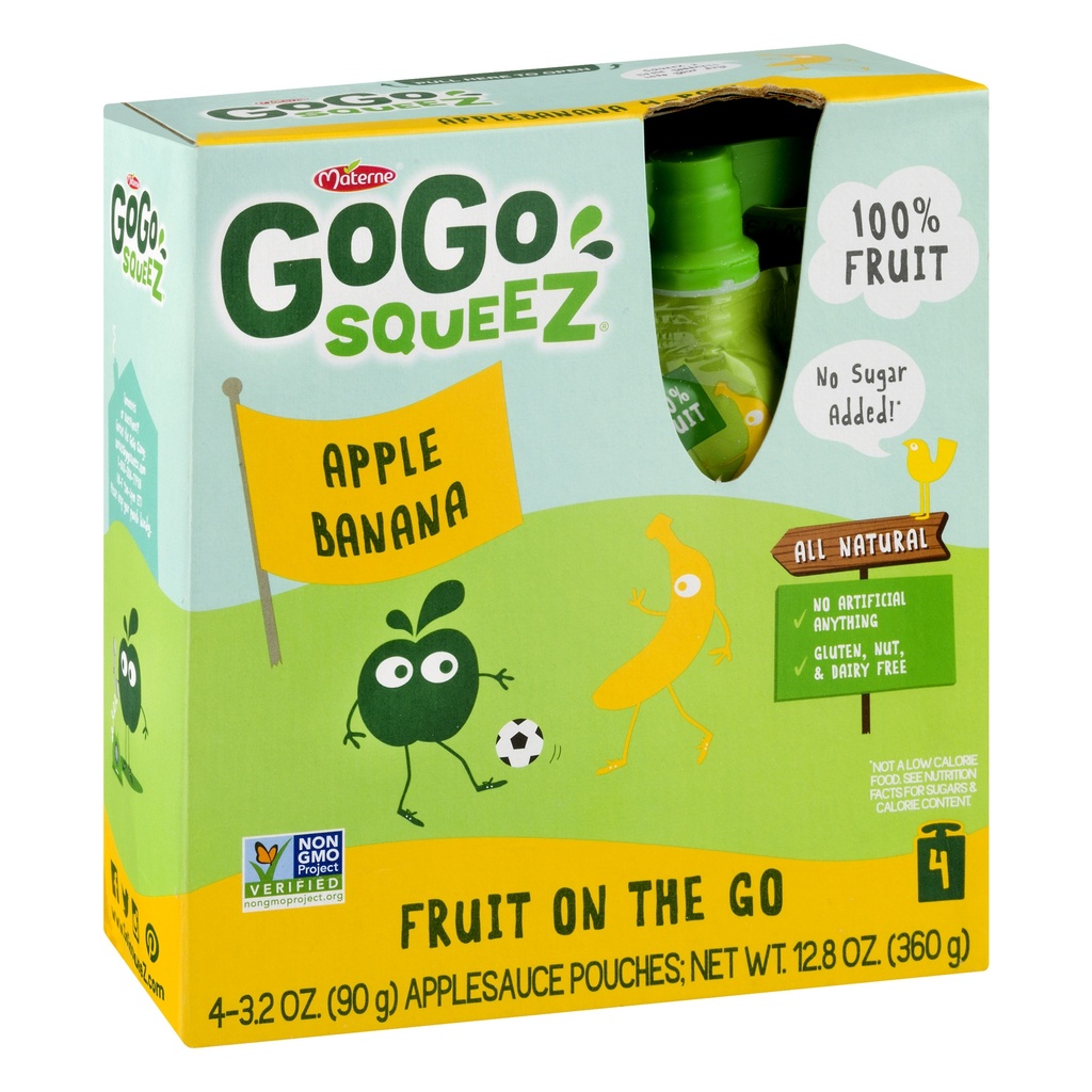 GOGO APPLE BAN SQUEE 4 PK