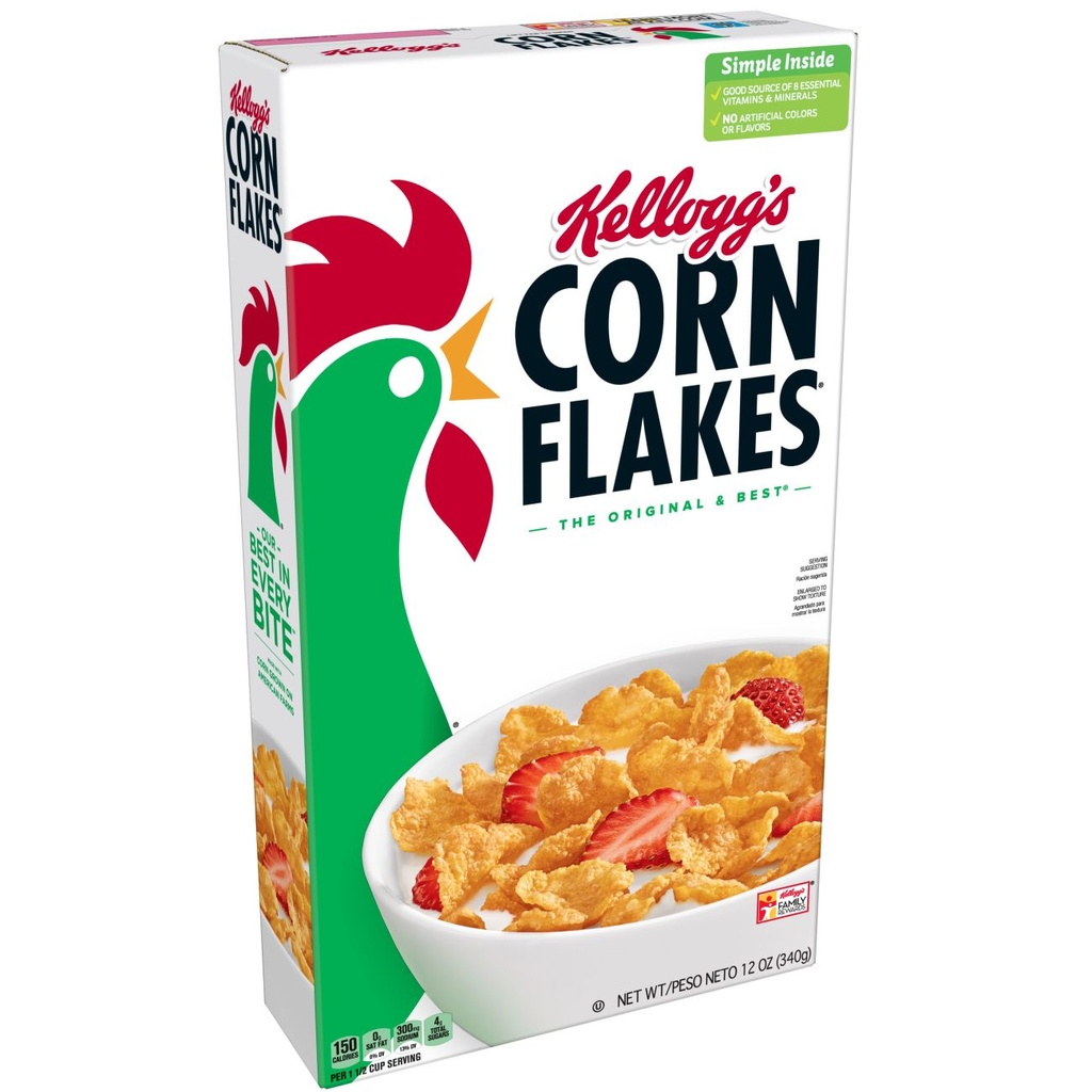 EKELG CORN FLAKES 12 Z