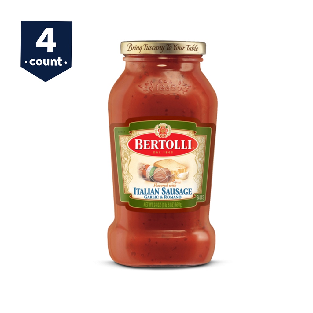 BERTO SAUSAGE GARLIC 24 Z