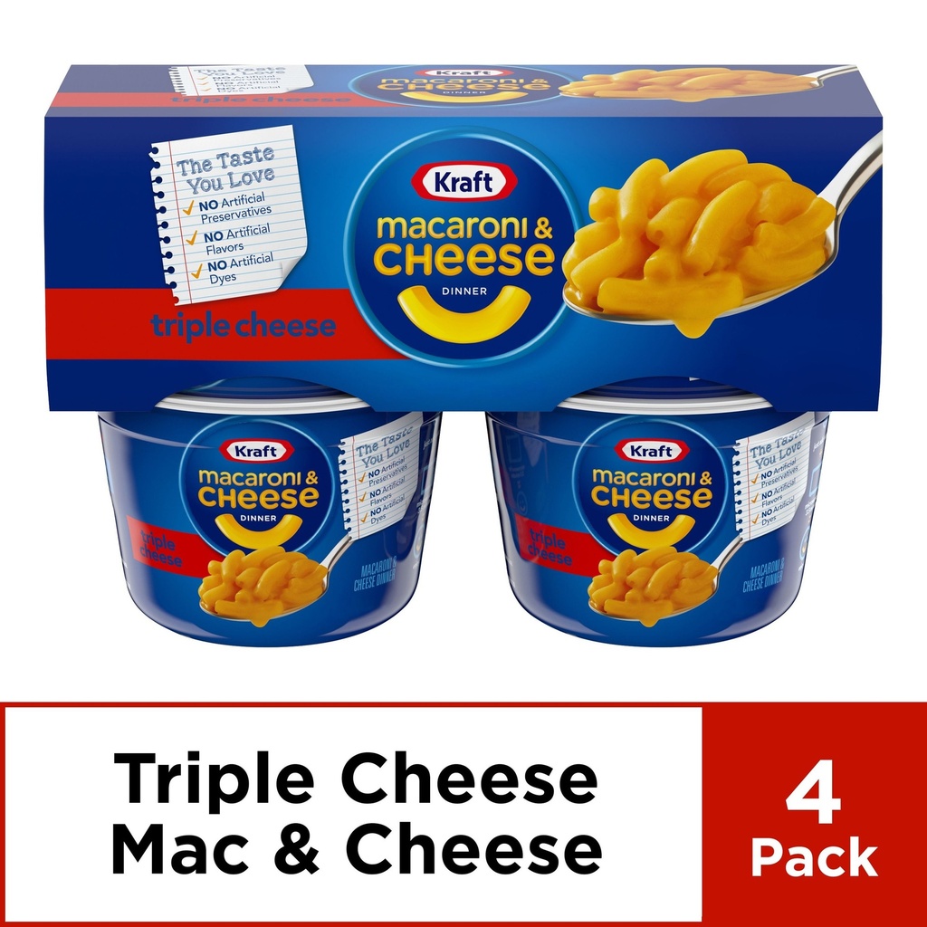KRAFT EZ MAC CUP 3 CH 4 PK