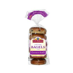 TOUFAYAN BAGEL CIN RAISIN 12/20oz