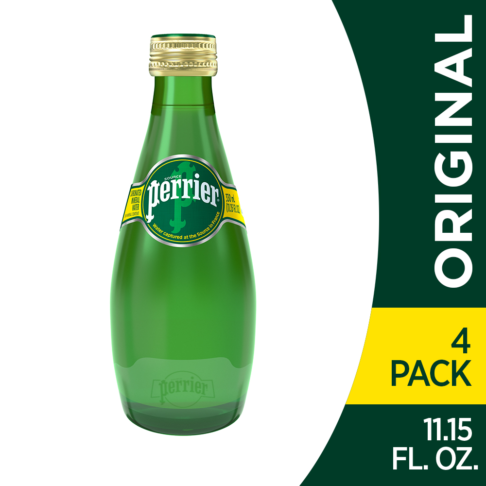 [074780000062] Perrier 11.15oz (330ml) 4 Pack