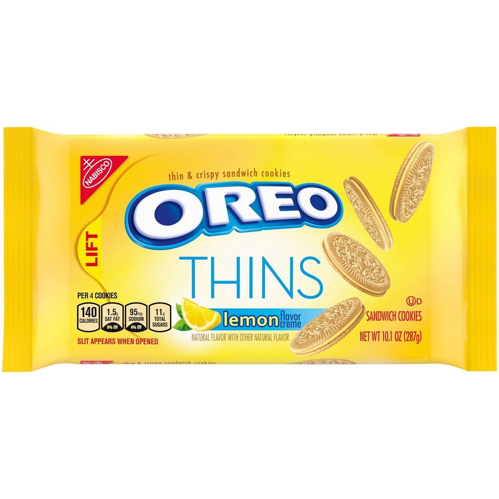 OREO THINS LEMON10.1oz