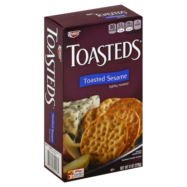 KEEBLER TOASTED TOASTED SESAME 8oz