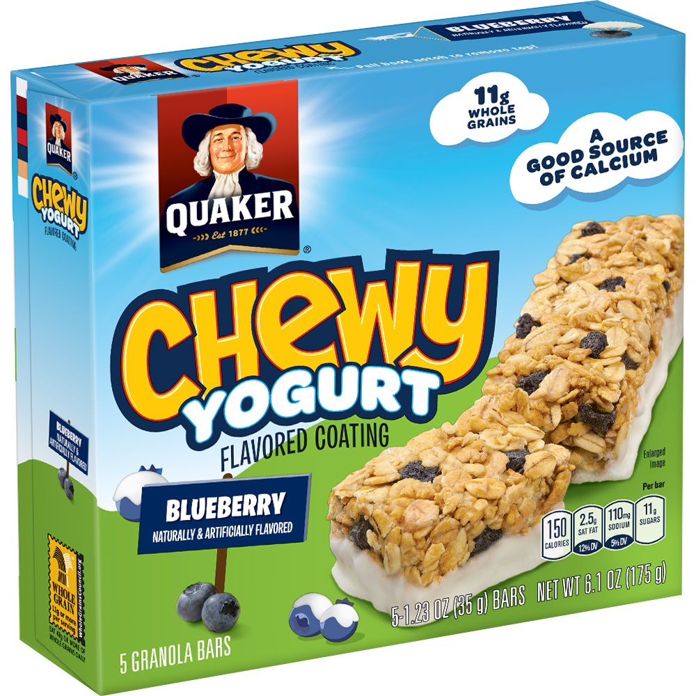 QUAKER CHEWY YOGURT BLUEBERRY 6.1oz