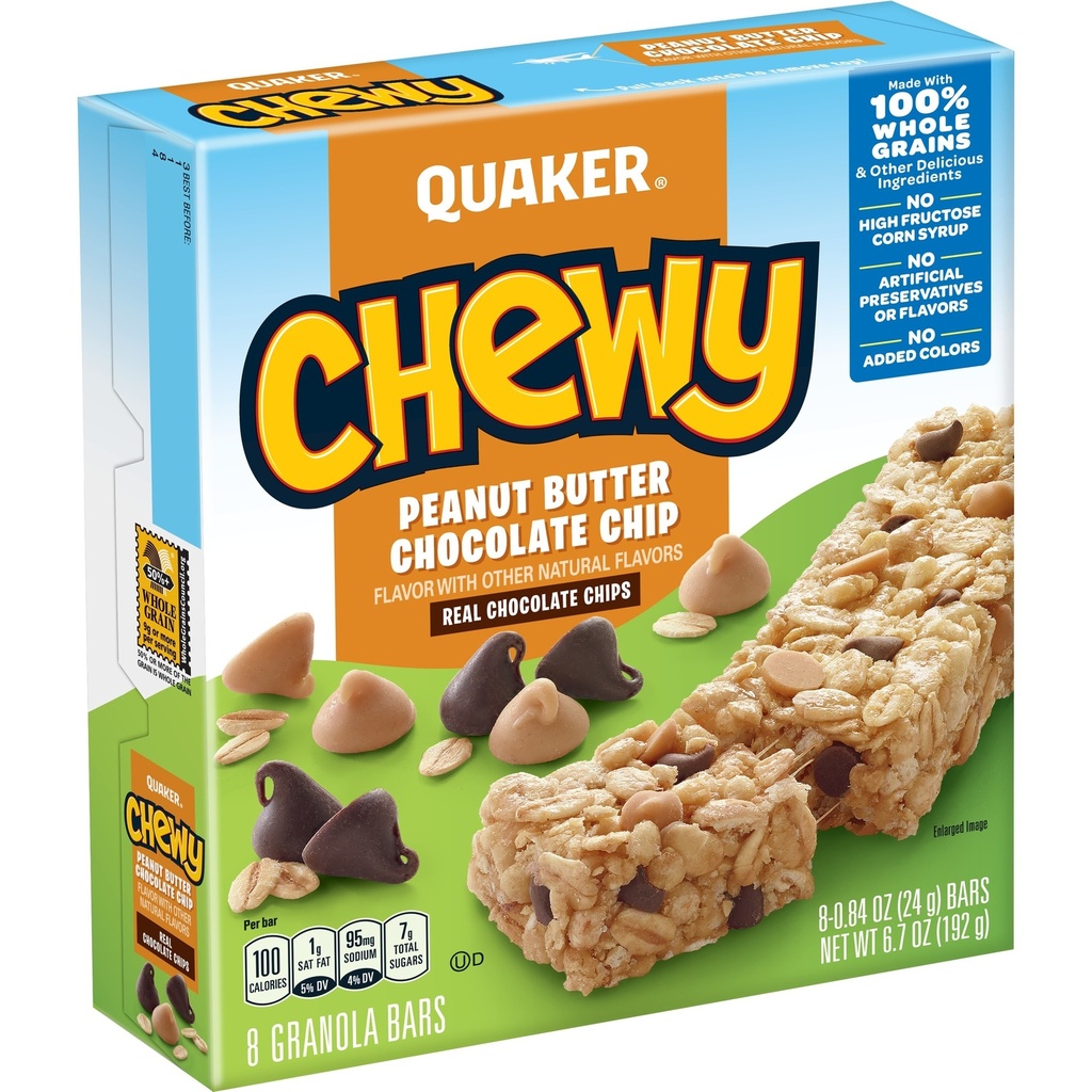 QUAKER CHEWY PEANUT BUTTER 6.7oz