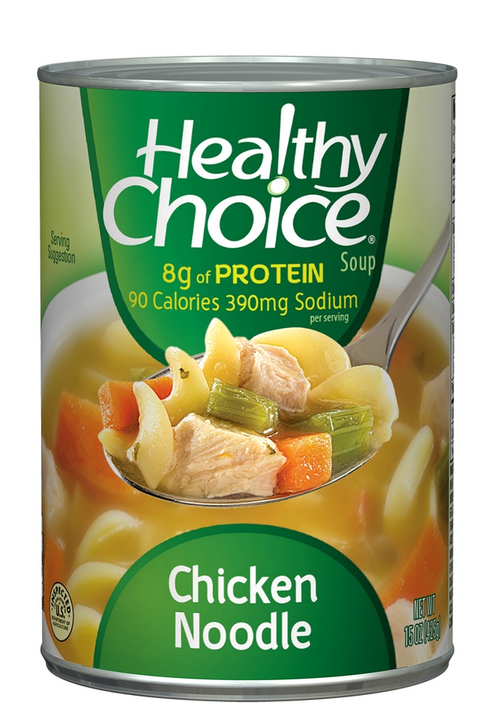 HEALTH CHOICE CHICKEN NOODLE 15oz