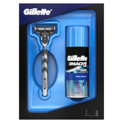 GILLETE RAZOR + SHAVING CREAM