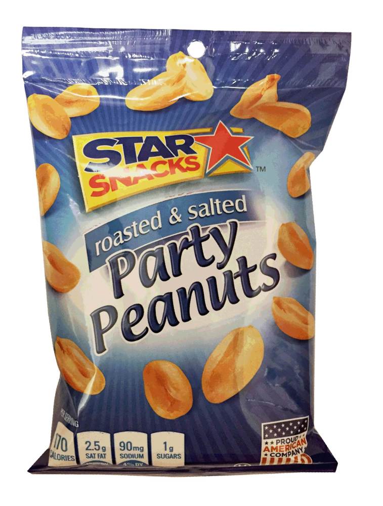 STAR SNACKS SALTED AND ROASTED PEANUTS