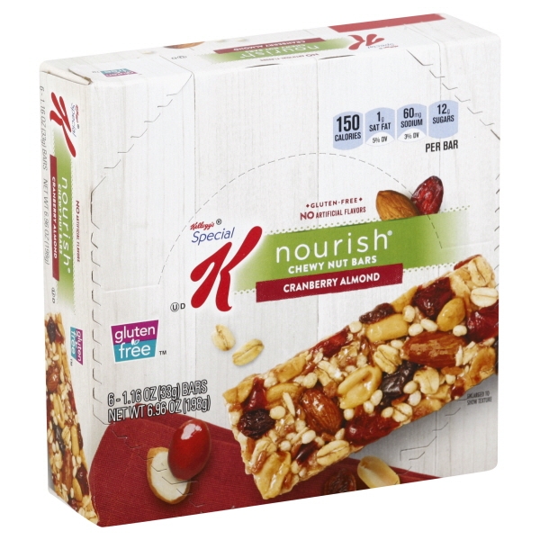 KELLOGG'S NOURISH CRANBERRY ALMOND