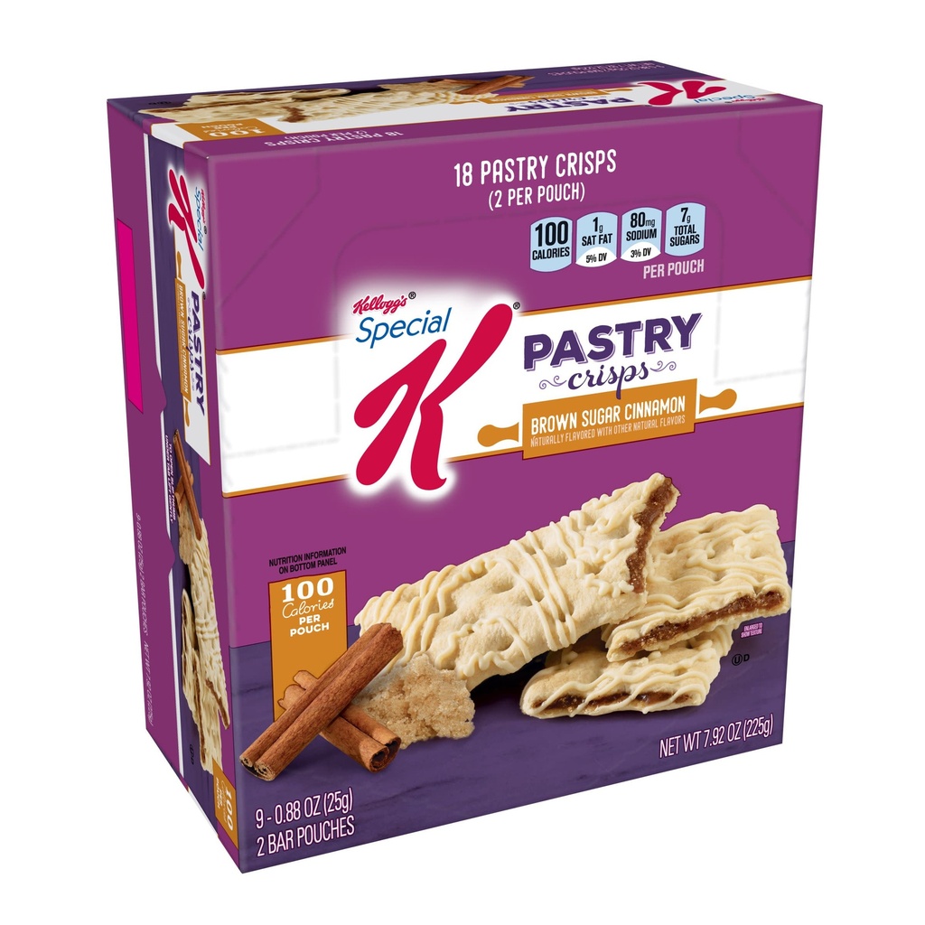 KELLOGG'S PASTRY BROWN SUGAR CINNAMON