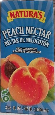 NATURAS PEACH NECTAR 33.8oz