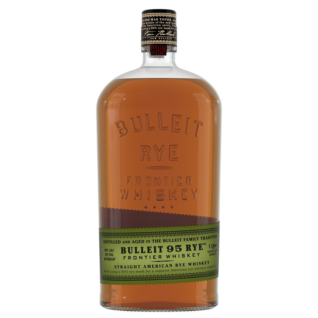 BULLEIT RYE WHISKEY 1L