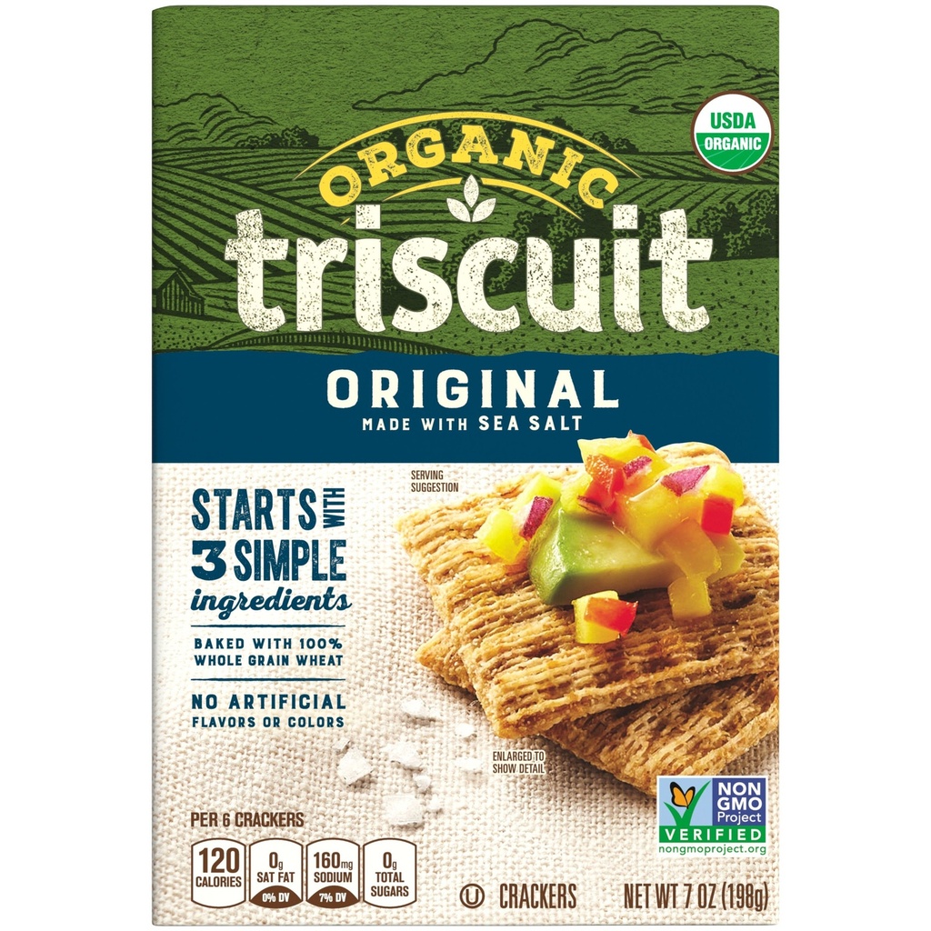 ORGANIC TRISCUIT ORIGINAL 7oz