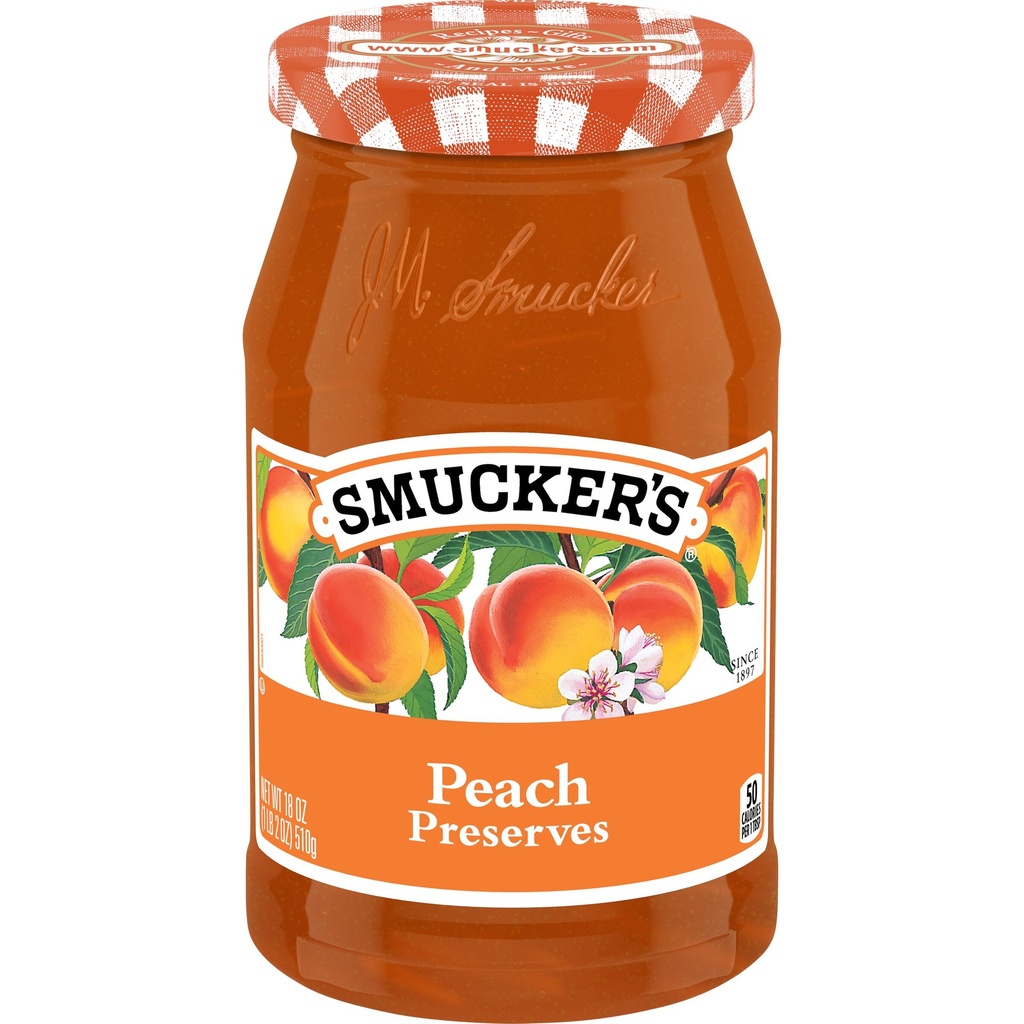 SMUCKER'S PEACH JAM 18oz