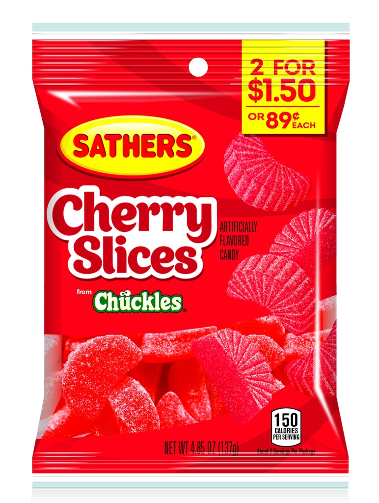 SATHERS CHERRY SLICES 4.85oz