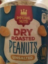 IMPERIAL NUTS DRY ROASTED PEANUTS UNSALTED 16oz