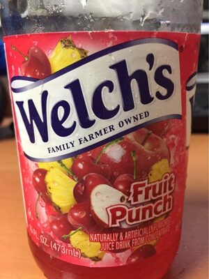 WELCH'S FRUIT PUNCH 16fl oz