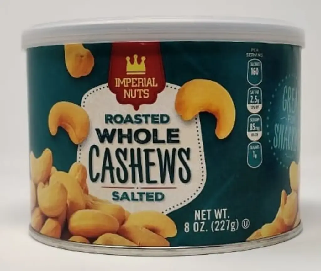 Imperial Roasted Whole Cashews Salted