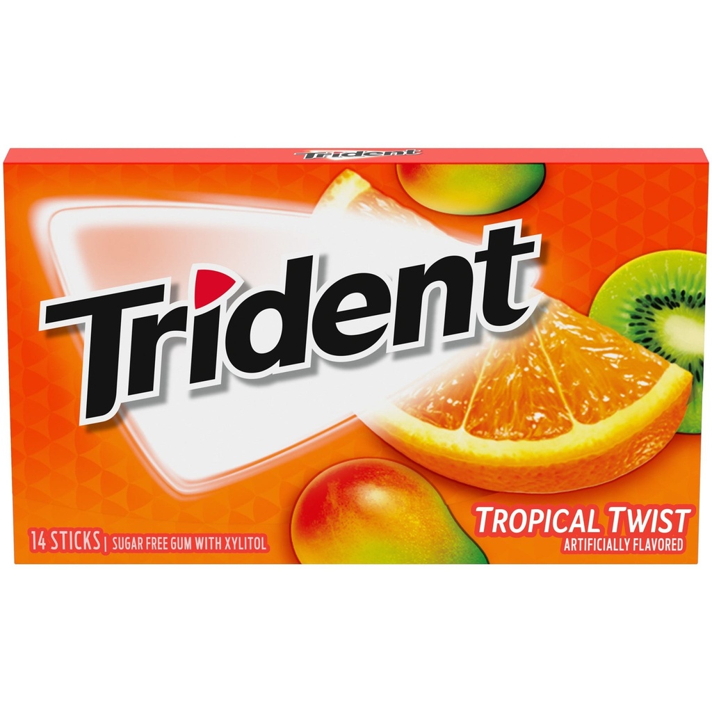 [073390055172] TRIDENT TROPICAL TWIST 12ct