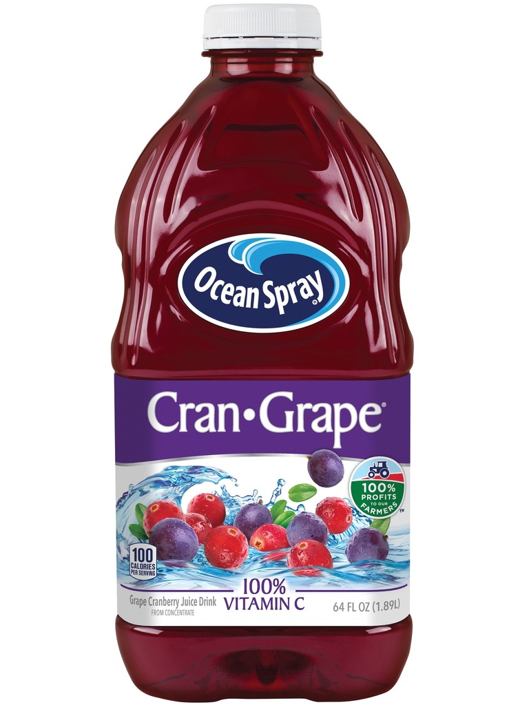 [031200220073] Ocean Spray Cran Grape 8/64oz