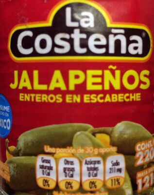 La Costena Jalapeno Enteros 220g