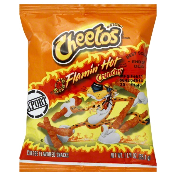 CHEETOS-CRUNCHY F/HOT 1.25OZ