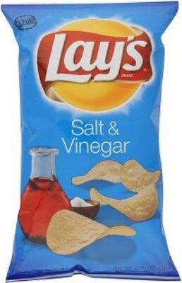 LAYS-SALT AND VINEGAR 6.5oz
