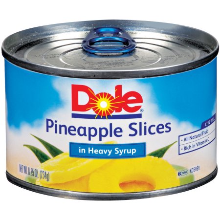 DOLE SLICED PINEAPPLES 8.25OZ