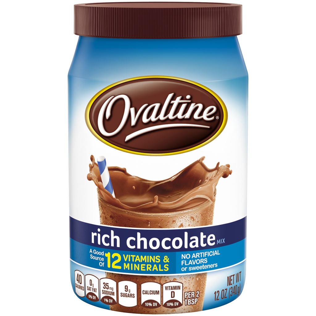 [751746032120] OVALTINE CHOCOLATE 12OZ