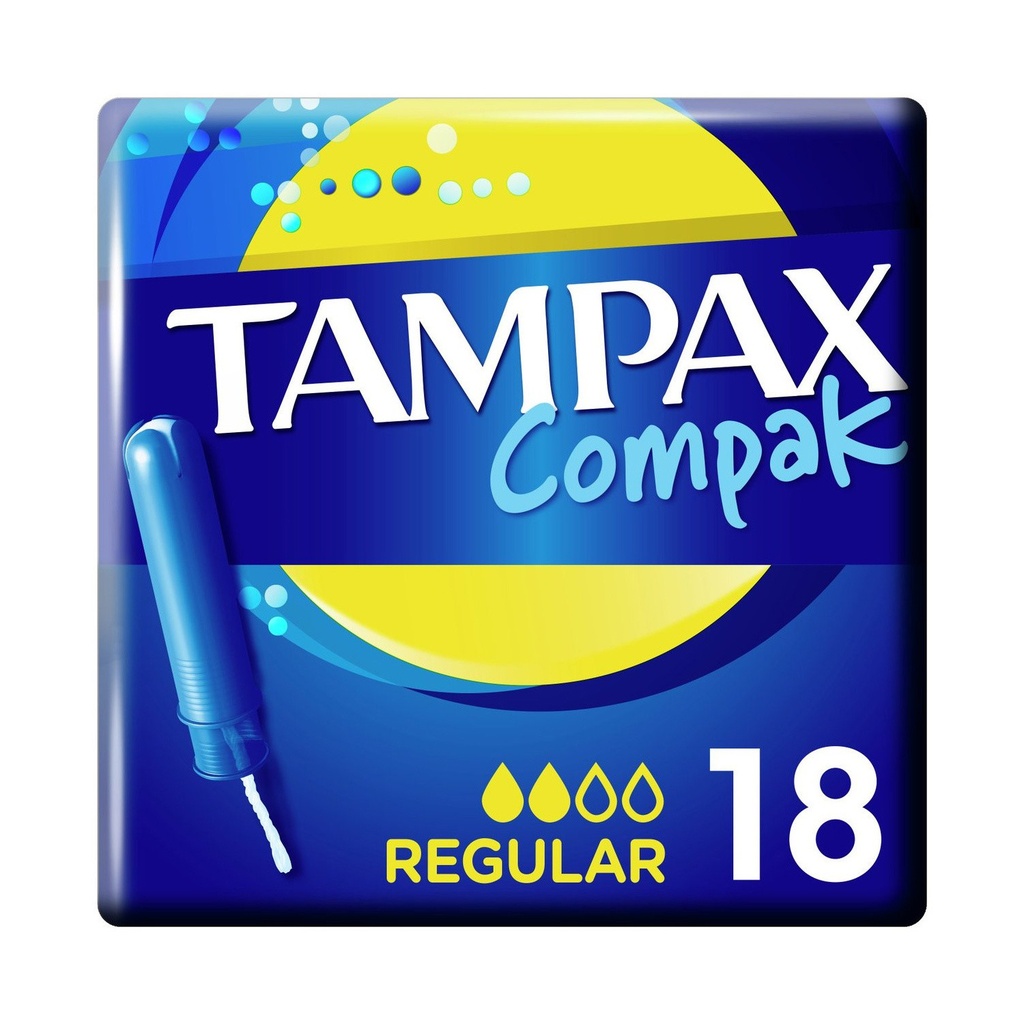 [8001090705600] TAMPAX COMPAK REGULAR 18 CT