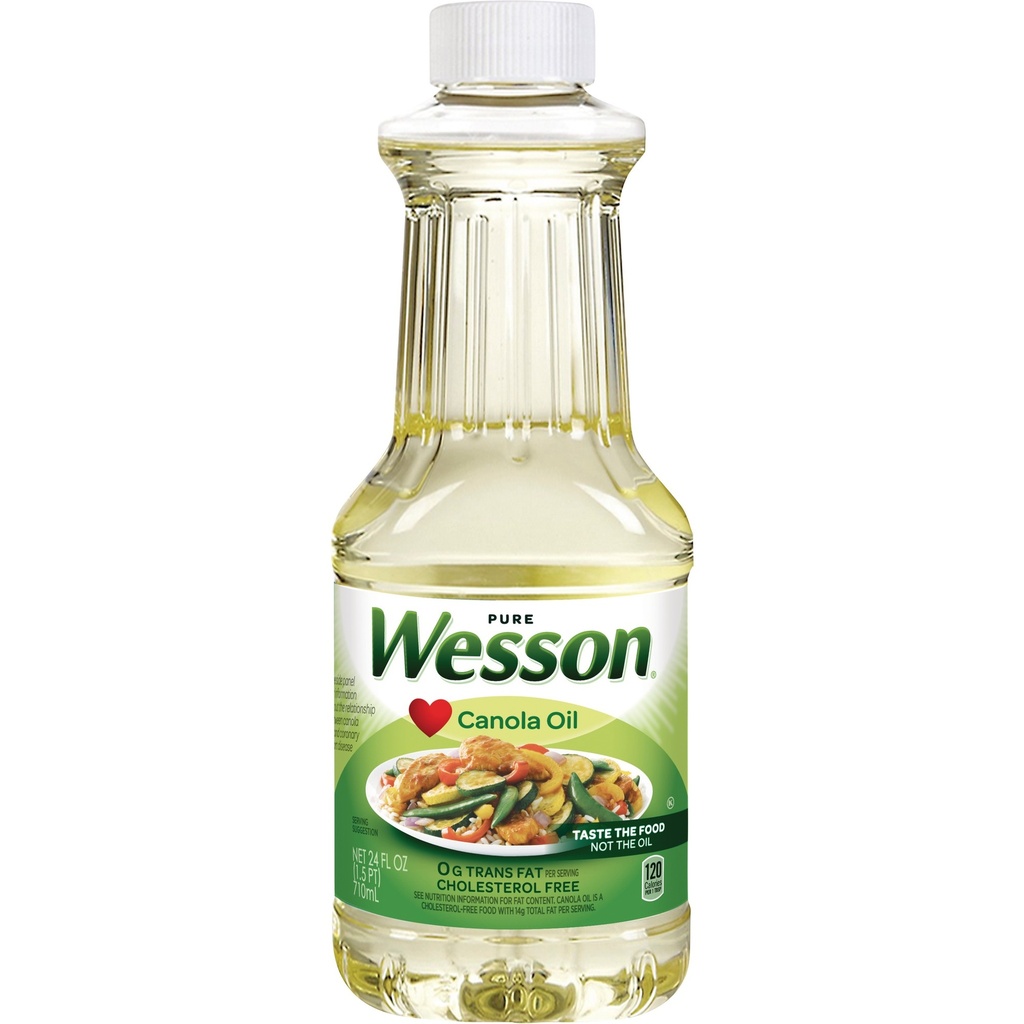 WESSON CANOLA OIL 24FL OZ