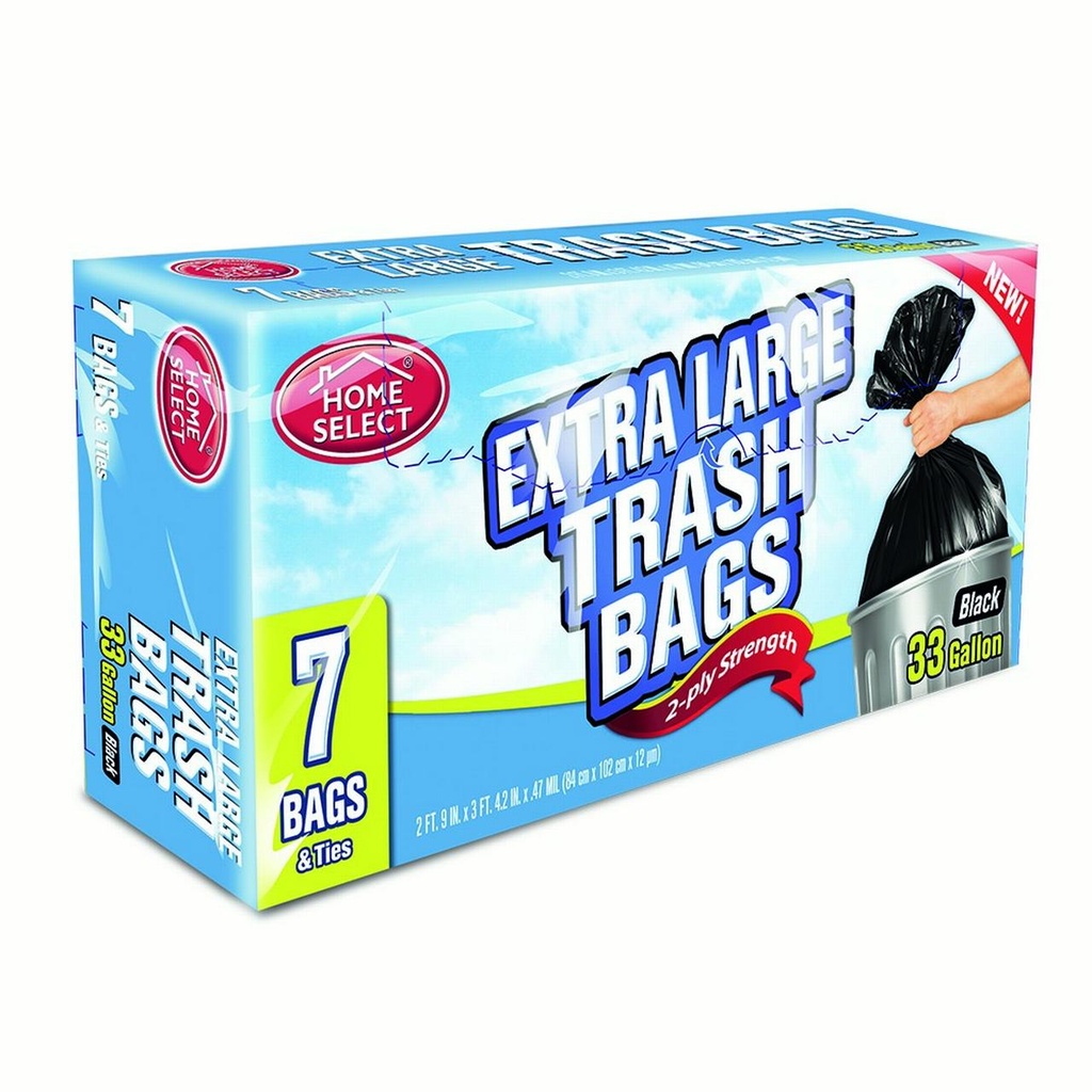 [808829060263] LUCKY TRASH BAGS 26GAL 10CT