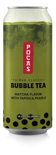[850023692177] Poca's Bubble Tea Matcha 16.5oz