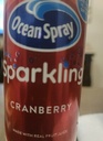 OCEAN SPRAY SPARKLING CRANBERRY 340ML