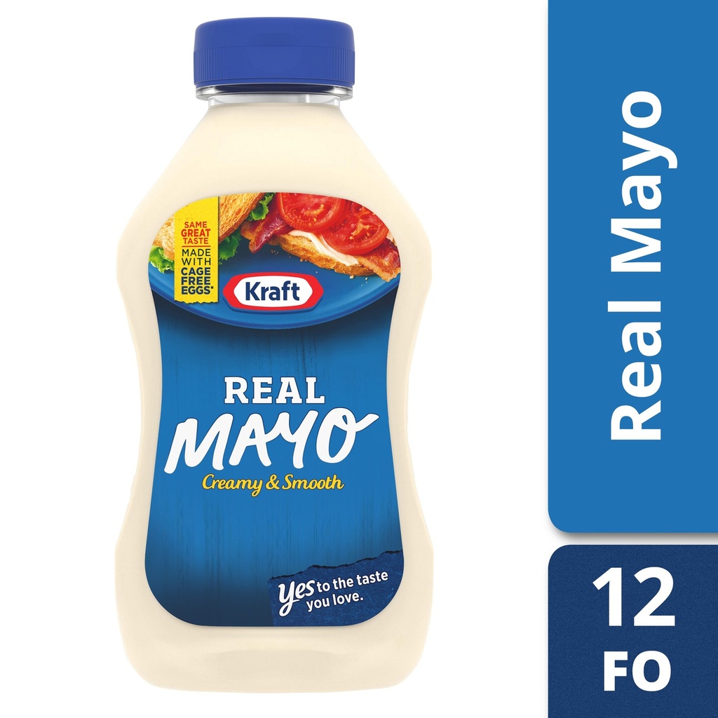 [021000026876] KRAFT REAL MAYO SQUEEZE 12fl oz