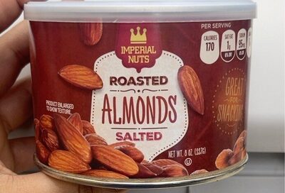 IMPERIAL NUTS ROASTED ALMONDS 8OZ