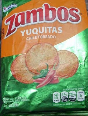 [750894611966] Yummies Zambos Yuquitas Chile Toreado 130g
