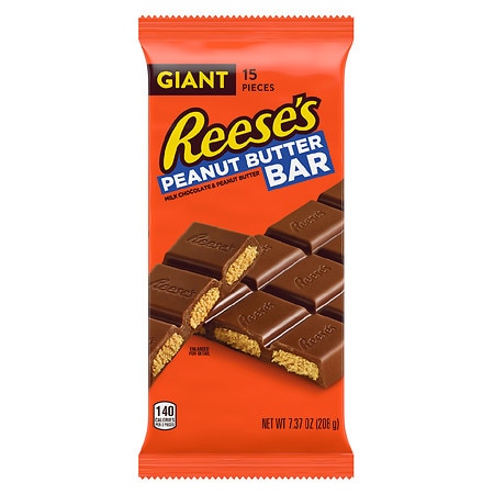 REESES PB BAR GIANT 208G