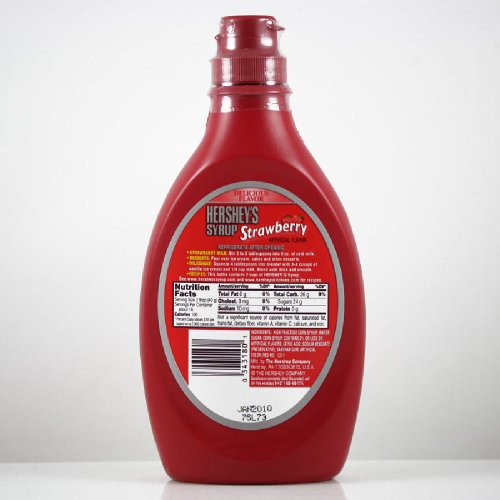 HERSHEY'S STRAWBERRY SYRUP 22OZ