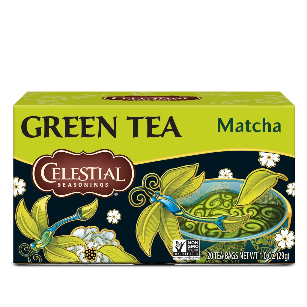 CELESIAL MATCHA GREEN TEA 20CT